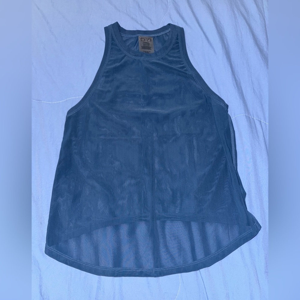 Diane Von Furstenberg Women's Sheer Pink and Black Tops Size Large - Picture 5 of 6